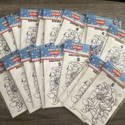 Toy Story Custom Birthday Coloring Packs