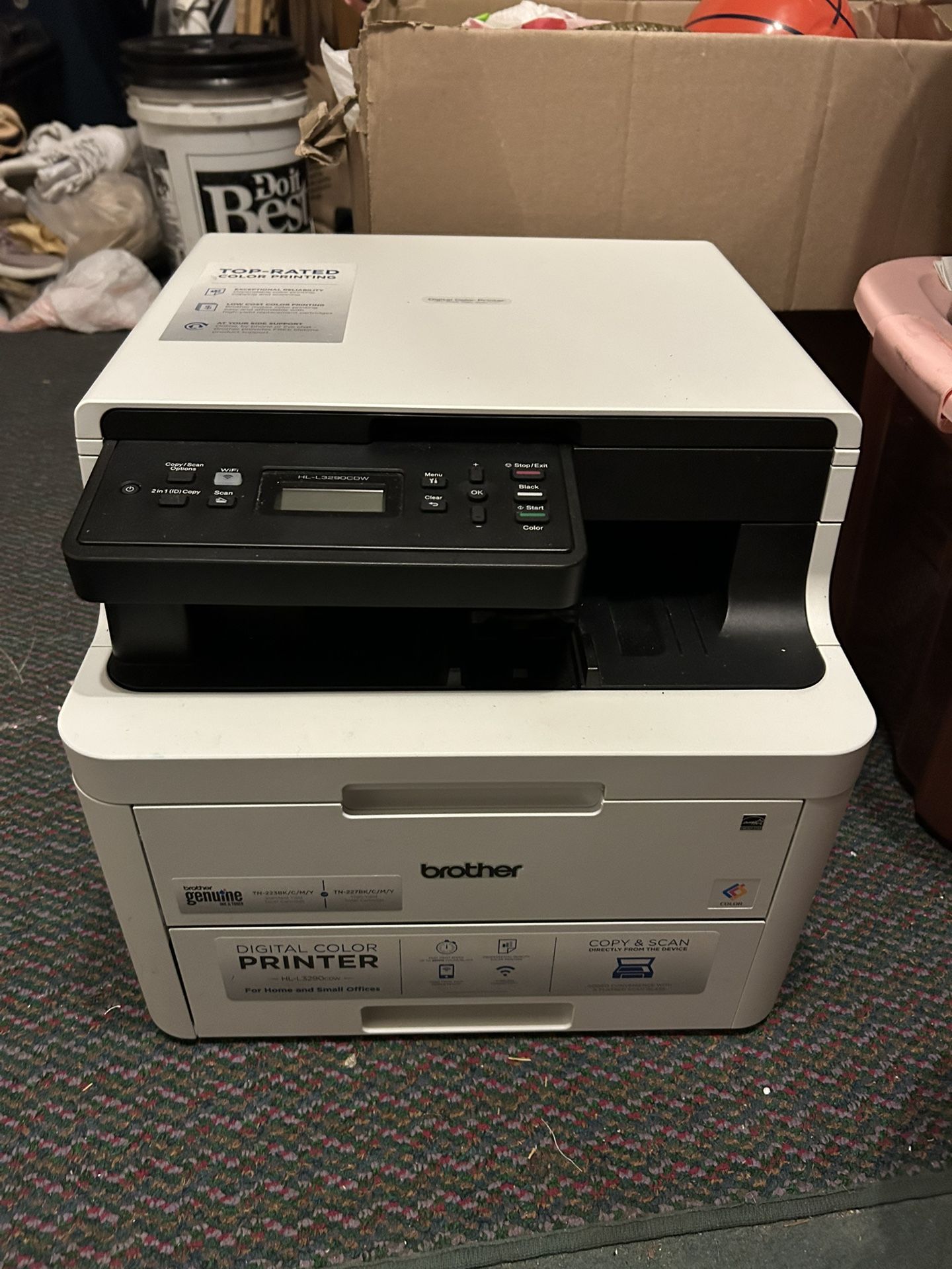 New Brother Wireless Digital Color laser All In One printer
