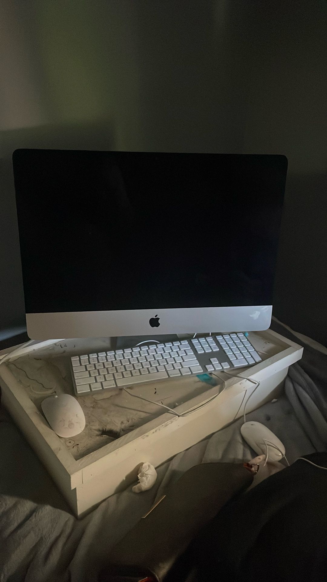 Imac With Keyboard And Mouse No Box Like New And Hp Printer