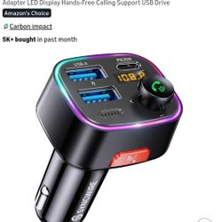 Car adapter 48w Bluetooth 5.4 FM transmitter