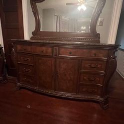 Antique Dresser & Nightstands
