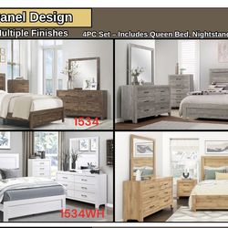 $450 bedroom set not including mattress and box spring and chest