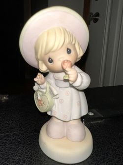 Precious Moments Figurine - Take Time To Smell The Roses