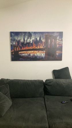 Painting of bridge