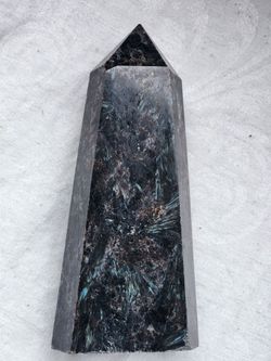 Arfvedsonite Crystal Obelisk