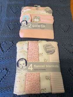 Gerber Blankets and Gowns - New