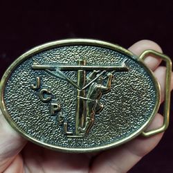 J C P & L Vintage Belt Buckle