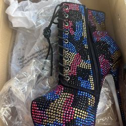 High Heels Boots I Have Them In Sizes 6.5 & Size 6 Also 