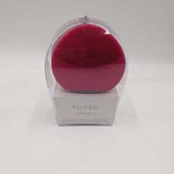 Foreo Mini 2 Electric Facial Cleansing Brush Fuchsia NEW with FREE charging cable 