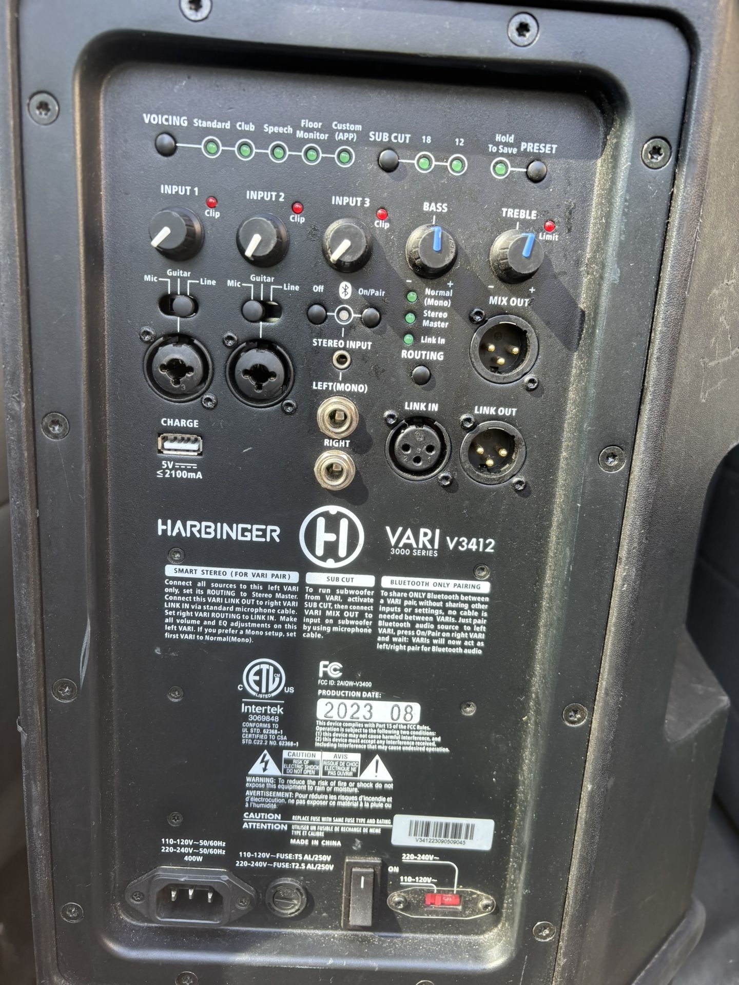 Harbinger 12 Inch PA Speaker