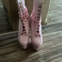 Pink Midnight Ballerina Heels