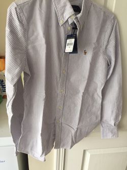 Ralph Lauren Classic Oxford boys dress Shirt Size Small