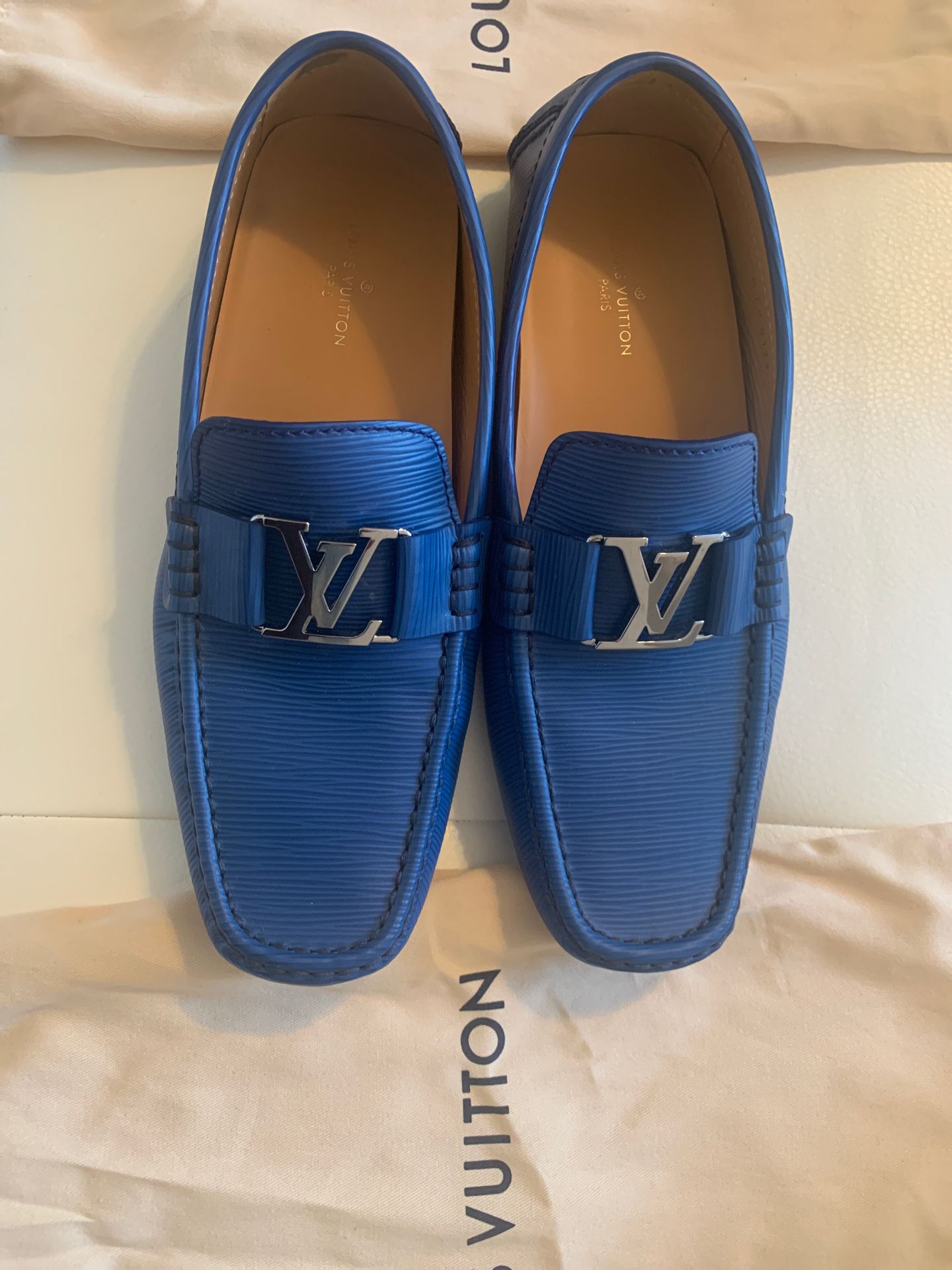 Louis Vuitton Blueberry Loafers Men’s US Size 10.5-11