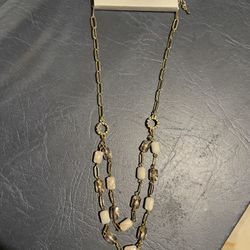 Gold Double Layer Necklace