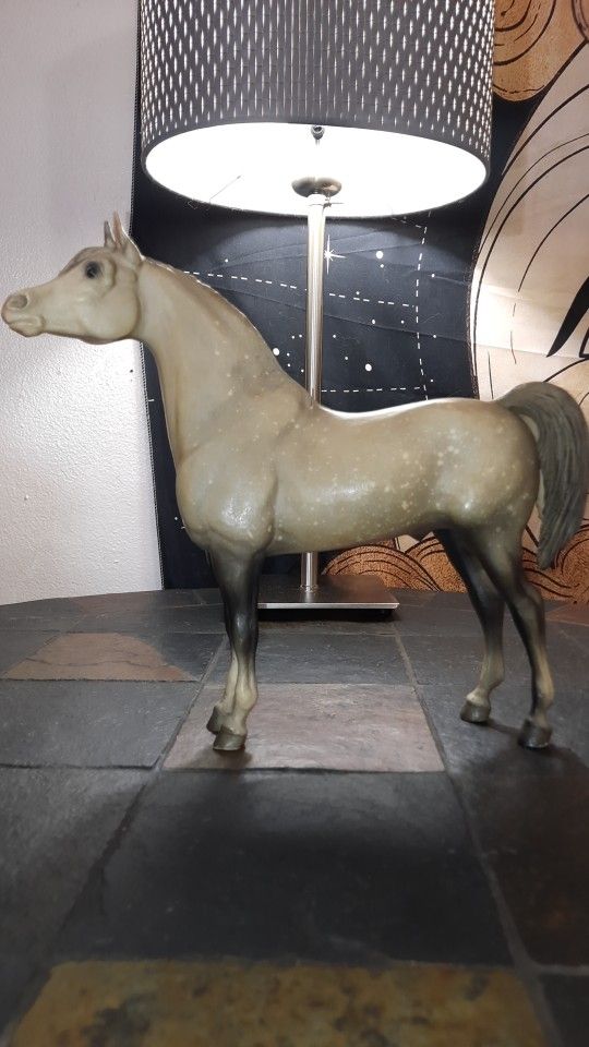 Breyer Traditional Horse PROUD ARABIAN STALLION 213 Dapple Grey 1(contact info removed) Rare