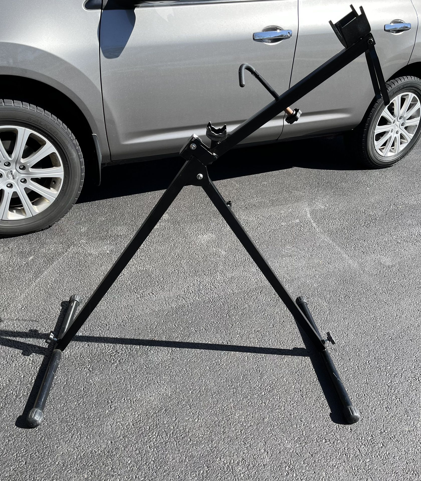 Folding Bicycle Stand - Repair Or Display Stand with Tool Tray for Home Mechanics