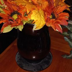 Fall Decor Arrangements  One With Vase! 