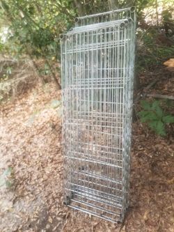 5 Tier Chrome Steel Utility Shelving 

