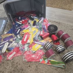 Embroidery/Ribbons Whole Tote