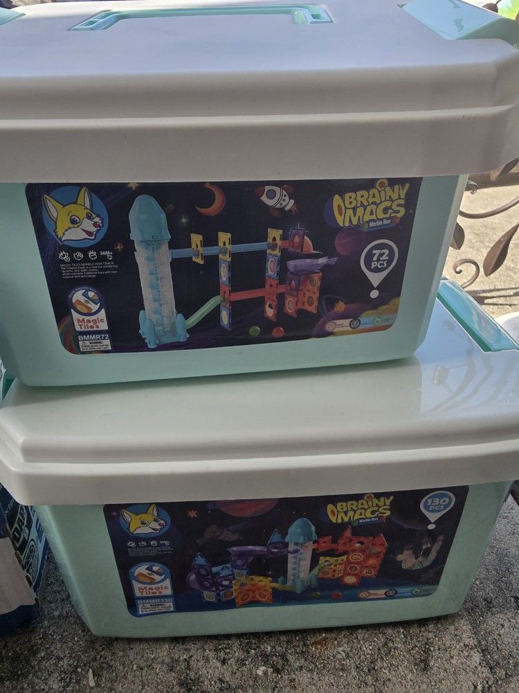 New Brainy Mags 72 Pcs And 130 Pcs