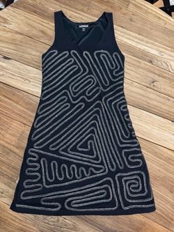 Express geometric cami top XS