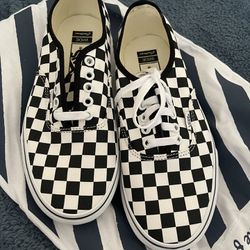 Custom Checkered Vans Shoes