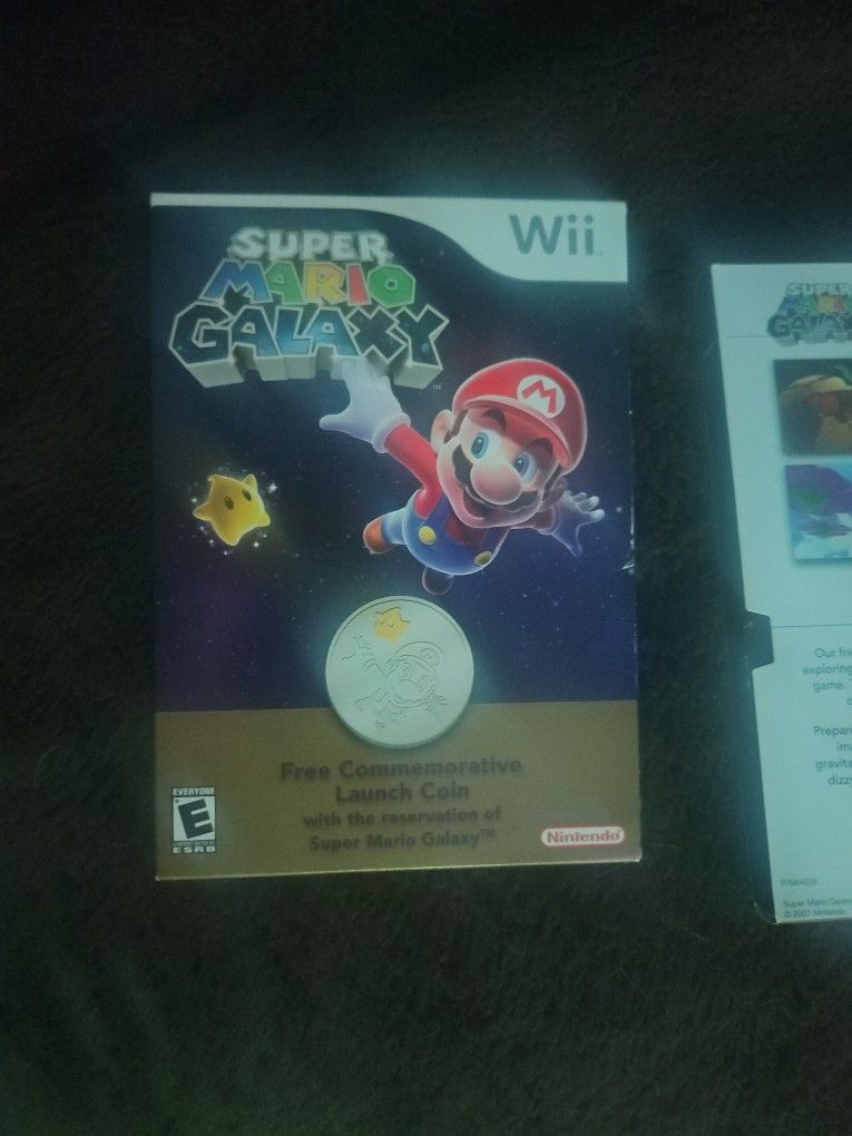 Wii Super Mario Galaxy Launch Coin