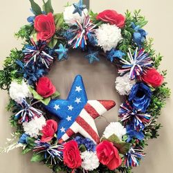 July 4th Wreath