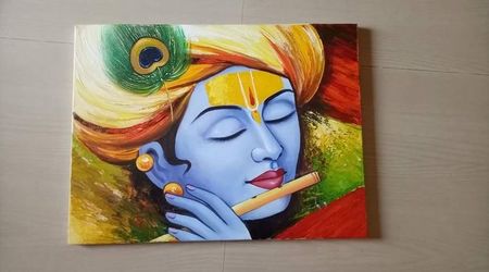 Krishna acrylic canvas