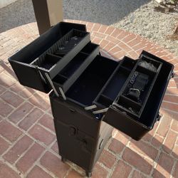 Rolling travel Hair And Makeup Case