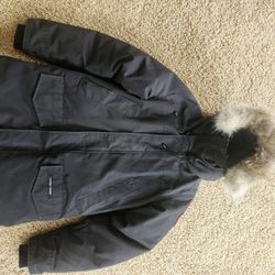 Canada Goose Langford Parka Fur Hooded Down Jacket 