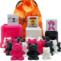 NEW! Skoolzy Counting Bears, Matching Cups & Game Dice, 43 Piece Set, Preschool Learning Toys