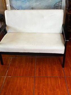 Little white sofa