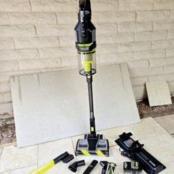 RYOBI HP 18V Brushless Advanced WHISPER Series Dual Roller Stick Vacuum Cleaner Kit