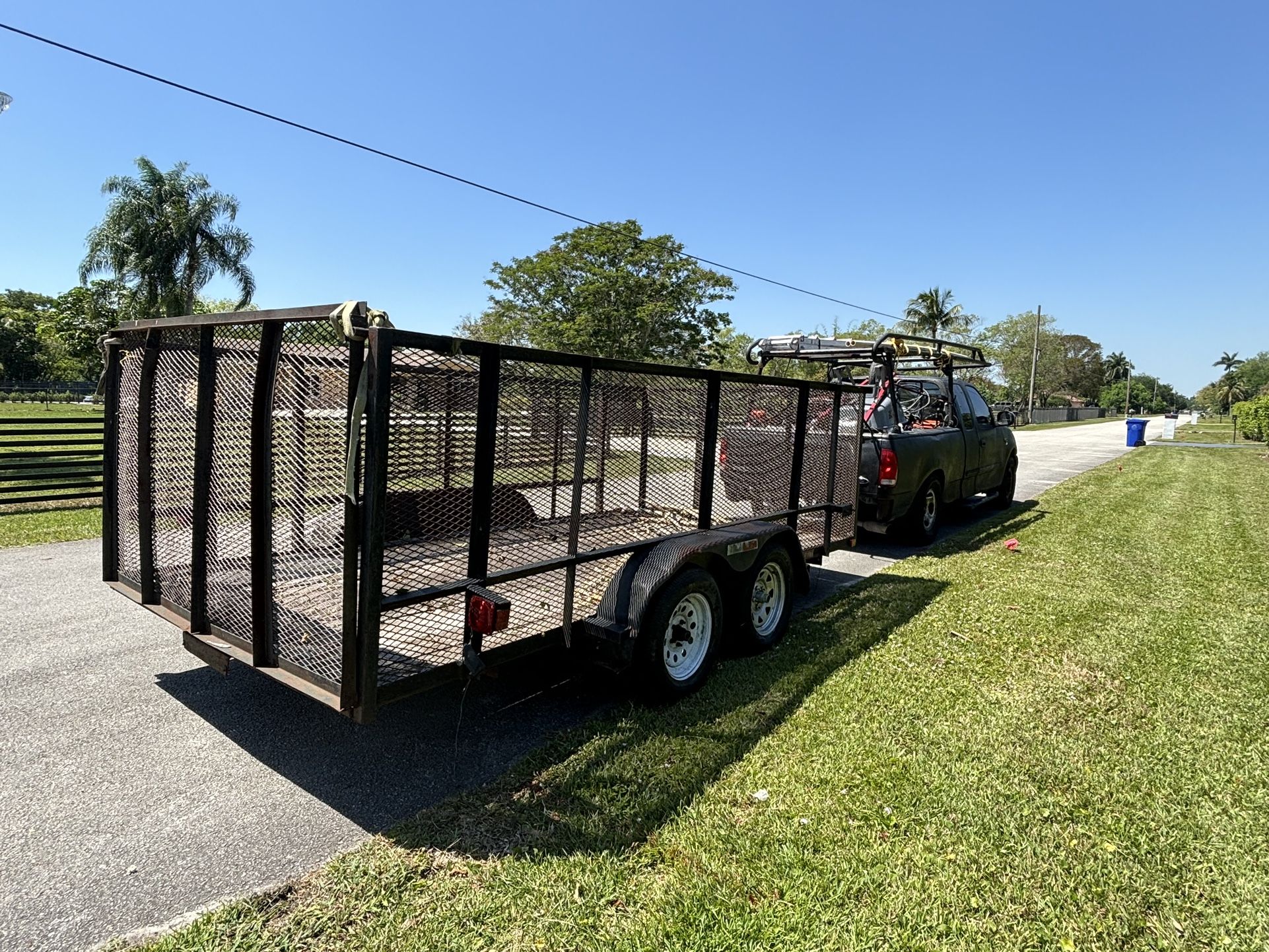 6.5ft X 14ft Double Axle Heavy Duty Trailer
