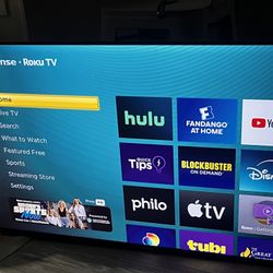TV 43" HI Sense Full HD Roku Smart TV (43H4030F3) - Used, Good Condition 