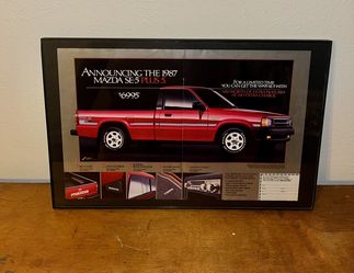 Mazda 1987 Truck Magazine Print Ad Frame