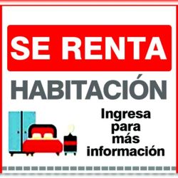 SE RENTA UNA HABITACIÓN CON MEDIO BAÑO PRIVADO 🚽 UTILIDADES INCLUIDAS: INTERNET, AGUA, LUZ, BASURA, Y CABLE. 

PARA UNA PERSONA. 

PERSONAS SERIAS SO