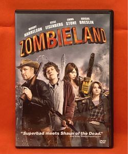 Zombieland DVD movie Woody Harrelson Jesse Eisenberg Emma Stone Bill Murray