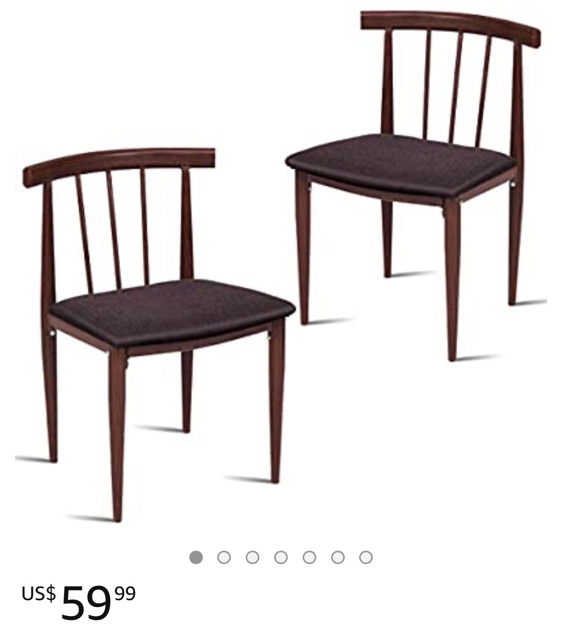 Set of 2 dining chairs