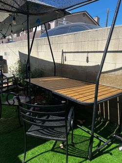mesa de patio