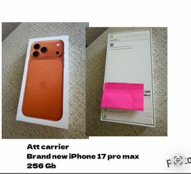 New Att iPhone 17 pro max