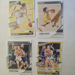 2024 Caitlin Clark Rookie Cards X4