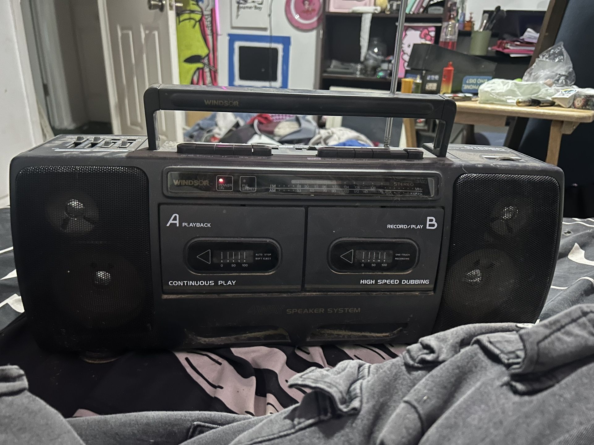 Working Stereo Boom Box,