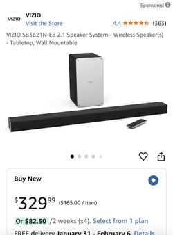 Vizio Soundbar With Subwoofer