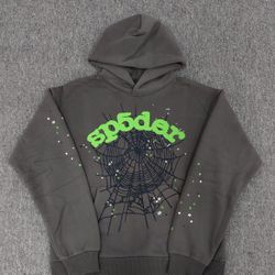 Green Meridan Sp5der Hoodie