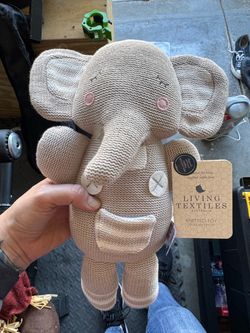 Living Textiles Knitted Elephant Toy