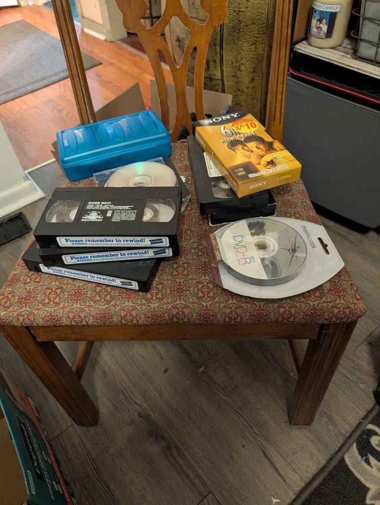 Varies CDs And VHS Movies