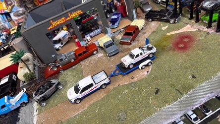 Greenlight 164 scale hitch and tow Chevy