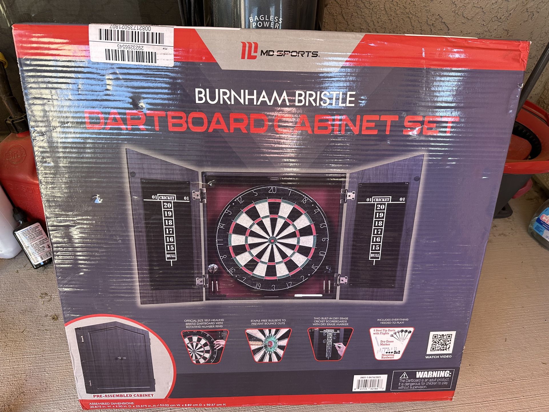 Dartboard Cabinet Set